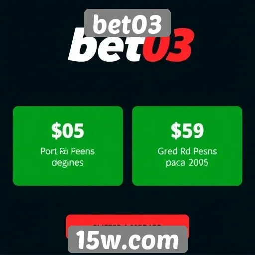 Comparação de bônus e promoções do bet03