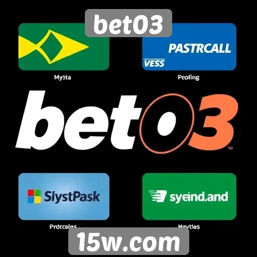 Visão geral das opções de pagamento no bet03